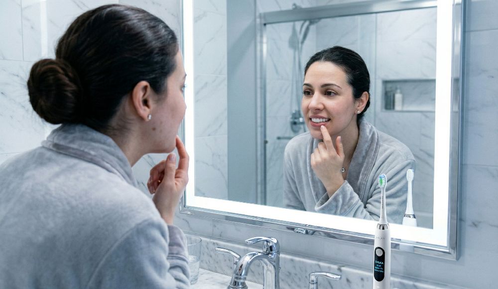 envejecimiento de carillas dentales